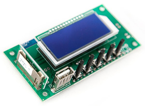 CVGaudio M023-LCD, встраиваемый open-frame модуль источника звукового сигнала