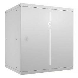 Cabeus, WSC-05D-12U55/45m, шкаф телекоммуникационный настенный 19" 12U, серия LIGHT разборный, дверь металл, цвет серый