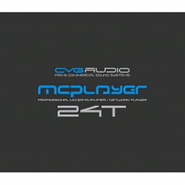 CVGAUDIO MCplayer 24T, профессиональный Public Address микшер-усилитель