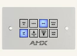 Настенная кнопочная панель управления комплексом SP-08-AX-EU, 8-и кнопочная, цвет белый.