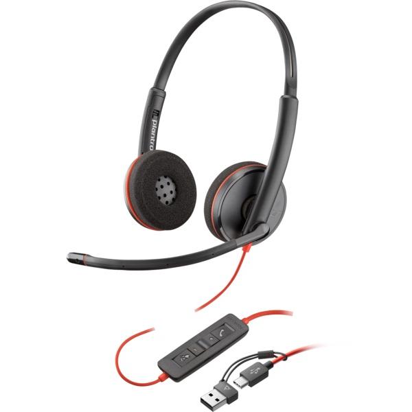 Poly Blackwire C3220 (8X228A6) USB гарнитура (USB-C + USB-A) Poly Blackwire C3220 (8X228A6) USB гарнитура (USB-C + USB-A)