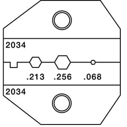 Матрица для 1300/8000 BNC/TNC: RG58 RG59 RG62AU