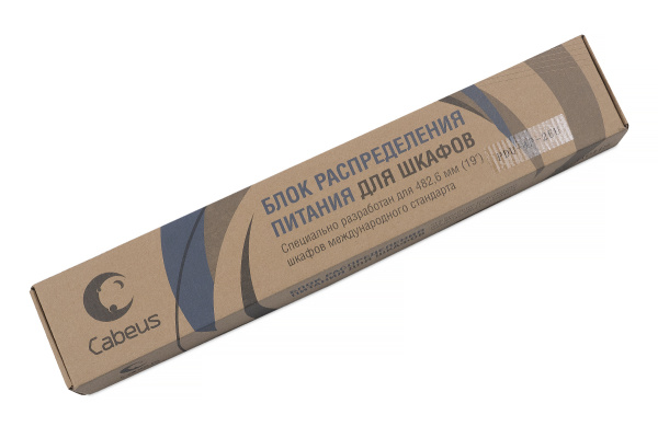 Cabeus, PDU-4P-2EU, блок евророзеток для 10" шкафов, горизонтальный, 4 розетки, 16 A, без выключателя, алюминиевый корпус, шнур 2 м, вилка немецкий стандарт Cabeus, PDU-4P-2EU, блок евророзеток для 10" шкафов, горизонтальный, 4 розетки, 16 A, без выключателя, алюминиевый корпус, шнур 2 м, вилка немецкий стандарт