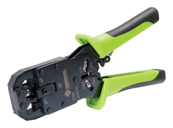 Greenlee PA1530R - кримпер для опрессовки разъемов RJ45, RJ22, RJ11, RJ12 Greenlee PA1530R - кримпер для опрессовки разъемов RJ45, RJ22, RJ11, RJ12