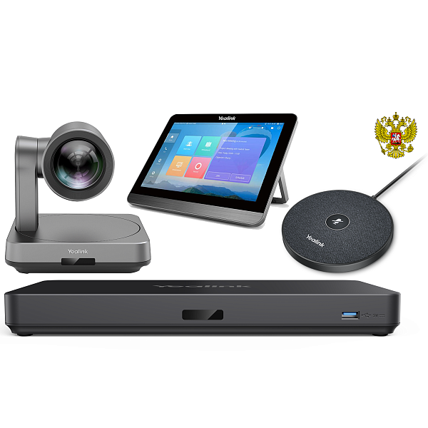 M500-AVI-CTP18-RU Видеотерминал Yealink (терминал M500, камера UVC84/UVC85, микрофон VCM35, VCH51, CTP18, пульт ДУ) M500-AVI-CTP18-RU Видеотерминал Yealink (терминал M500, камера UVC84/UVC85, микрофон VCM35, VCH51, CTP18, пульт ДУ)