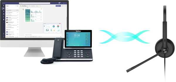 Yealink UH34 Lite Dual UC, USB стерео гарнитура Yealink UH34 Lite Dual UC, USB стерео гарнитура