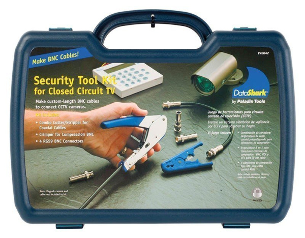 DataShark PT-70042 — набор инструмента для монтажа КТВ DataShark PT-70042 — набор инструмента для монтажа КТВ