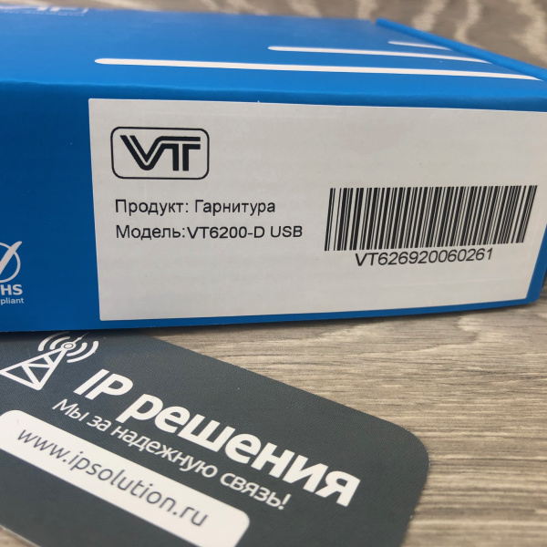 VT VT6200-D USB, проводная бинауральная головная USB-гарнитура  VT VT6200-D USB, проводная бинауральная головная USB-гарнитура