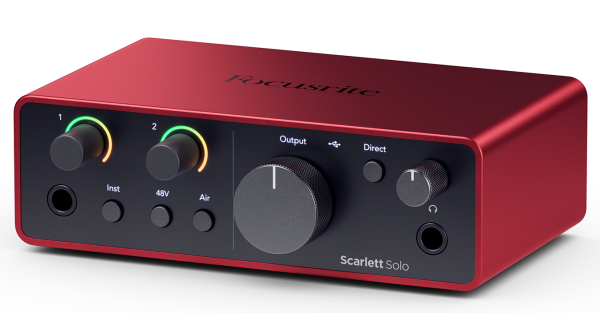 FOCUSRITE Scarlett Solo 4th Gen внешняя звуковая карта FOCUSRITE Scarlett Solo 4th Gen внешняя звуковая карта