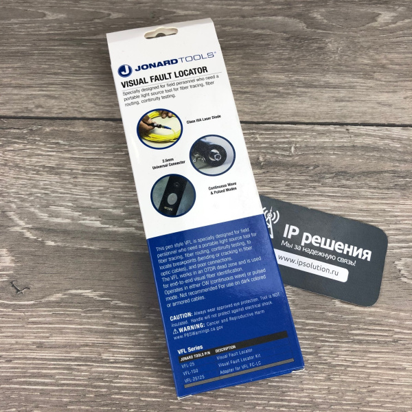 Визуальный локатор повреждений оптического волокна Jonard VFL-25 (для коннекторов 2.5 мм) Визуальный локатор повреждений оптического волокна Jonard VFL-25 (для коннекторов 2.5 мм)
