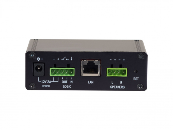 2N NetAudio Decoder - система IP-аудиовещания, встроенный усилитель, подключение LAN/WAN, PoE 2N NetAudio Decoder - система IP-аудиовещания, встроенный усилитель, подключение LAN/WAN, PoE