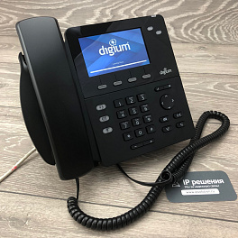 Digium D62 - IP-телефон, 2 SIP линии, POE, 1Гб порт