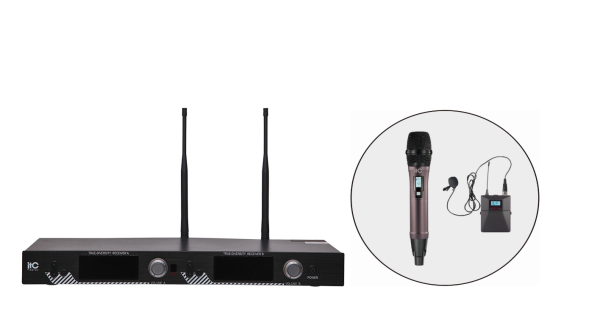 ITC T-521UT, 1 петличный +1 ручной микрофоны ITC T-521UT, 1 петличный +1 ручной микрофоны