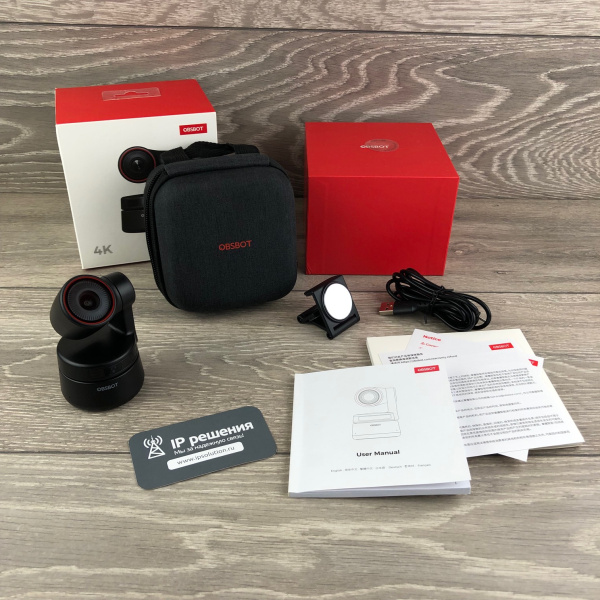 OBSBOT Tiny 4K, умная и компактная PTZ web-камера OBSBOT Tiny 4K, умная и компактная PTZ web-камера