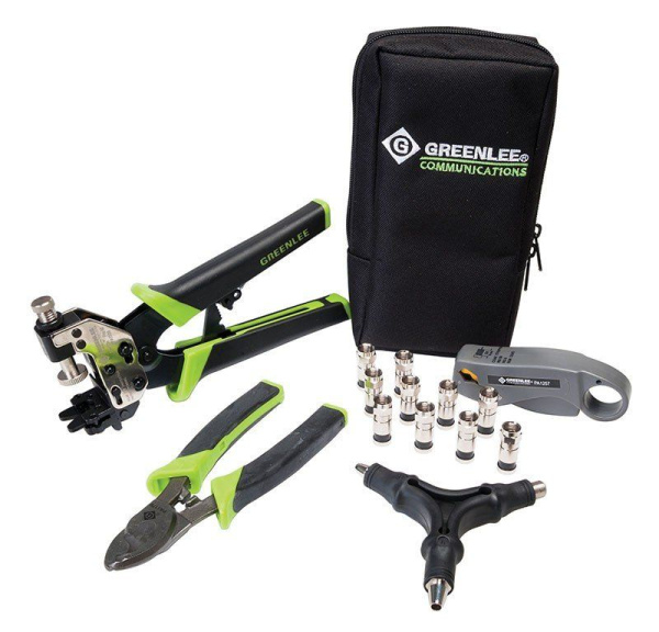 Greenlee 4910 - набор инструментов SealTite Pro CATV для монтажа коаксиального кабеля Greenlee 4910 - набор инструментов SealTite Pro CATV для монтажа коаксиального кабеля