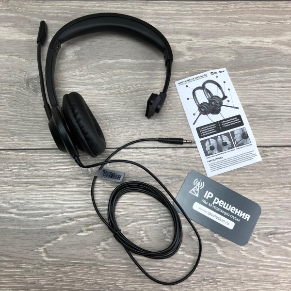 Accutone MM210 3.5, мультимедийная гарнитура с разъемом 3,5 мм Accutone MM210 3.5, мультимедийная гарнитура с разъемом 3,5 мм