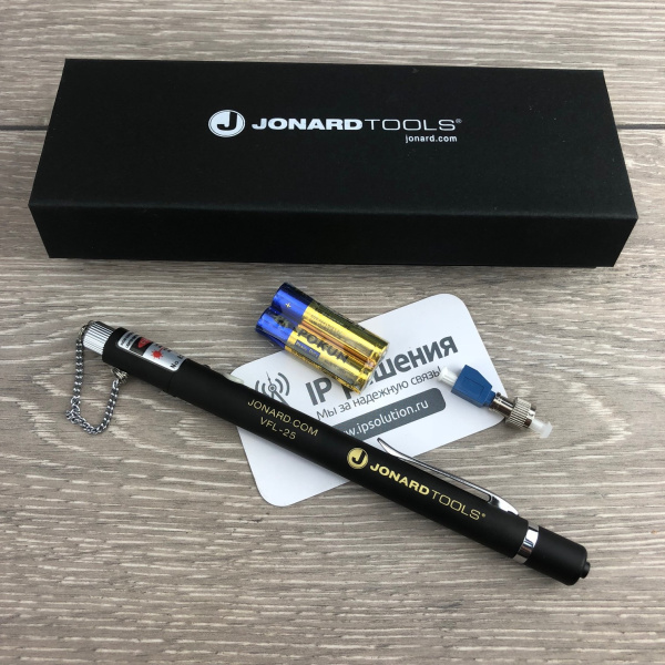 Jonard VFL-150 - Комплект визуального локатора повреждений оптического волокна (для коннекторов FC, SC, ST, LC) Jonard VFL-150 - Комплект визуального локатора повреждений оптического волокна (для коннекторов FC, SC, ST, LC)