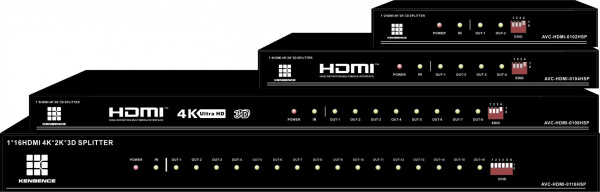 KENSENCE HDMI-0104HSP - Разветвитель сигнала HDMI 1 в 4, до 2K x 4K KENSENCE HDMI-0104HSP - Разветвитель сигнала HDMI 1 в 4, до 2K x 4K