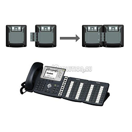 Yealink EXP38, ip-консоль для телефонов T26P, T28P