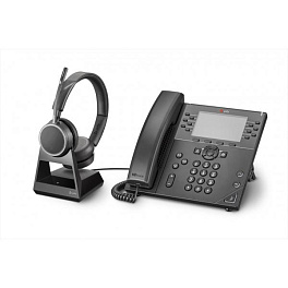 Plantronics Voyager 4220 Office-1, беспроводная гарнитура для стационарного и мобильного телефонов (Bluetooth)