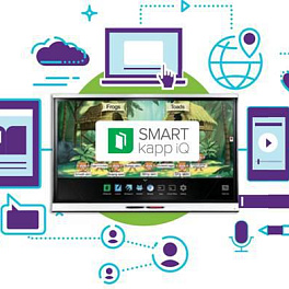 Интерактивный дисплей SPNL-6075 interactive flat panel с технологией iQ и ключом активации SMART Learning Suite