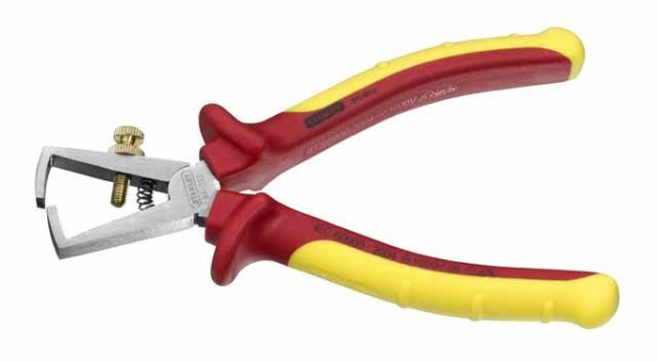 Stanley 0-84-010 - Кусачки для электрика для зачистки проводов изолированные MaxSteel "VDE" 1000В, 170 мм Stanley 0-84-010 - Кусачки для электрика для зачистки проводов изолированные MaxSteel "VDE" 1000В, 170 мм