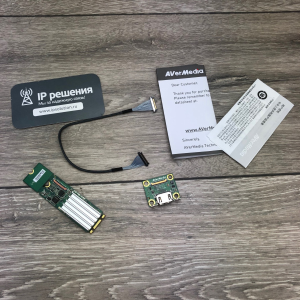 Карта захвата видео AVerMedia 4K 30FPS HDMI M.2 Capture Card CN311H Карта захвата видео AVerMedia 4K 30FPS HDMI M.2 Capture Card CN311H