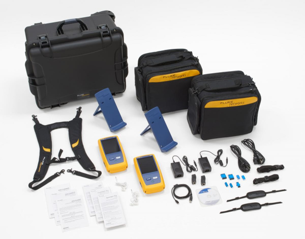 Fluke Networks DSX2-8000-PRO INT - кабельный тестер DSX-8000 (2 GHz) на платформе Versiv2, в комплекте c Quad OTDR, Quad OLTS модулями, видеомикроскопом, набором катушек, кабелей и средств очистки оптических коннекторов Fluke Networks DSX2-8000-PRO INT - кабельный тестер DSX-8000 (2 GHz) на платформе Versiv2, в комплекте c Quad OTDR, Quad OLTS модулями, видеомикроскопом, набором катушек, кабелей и средств очистки оптических коннекторов
