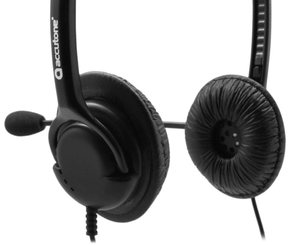 Accutone M800 - Гарнитура для ноутбука или смартфона, разъем 3,5 мм Accutone M800 - Гарнитура для ноутбука или смартфона, разъем 3,5 мм