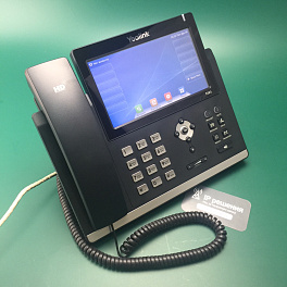 Yealink SIP-T48S SIP-телефон, цветной сенсорный экран, 16 линий, BLF,  PoE, GigE (без  блока питания в комплекте)