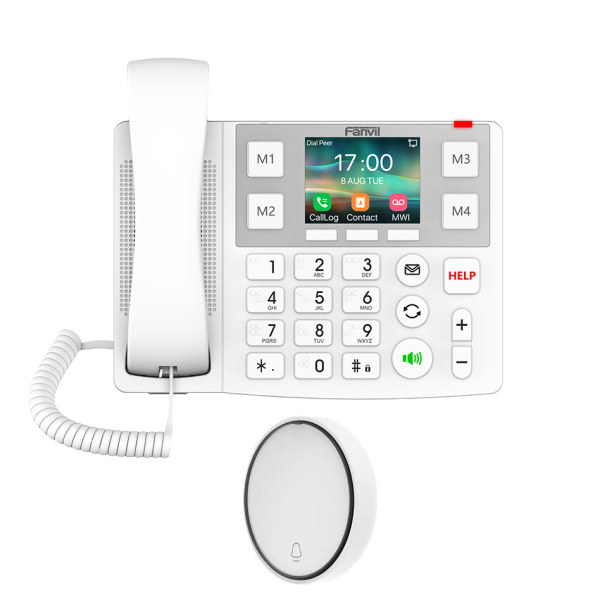 Комплект для пожилых людей (ip-телефон+кнопка SOS) №2 Комплект для пожилых людей (ip-телефон+кнопка SOS) №2