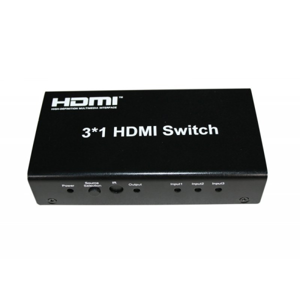 HDMI коммутатор 3х1 с ДУ управлением HDMI коммутатор 3х1 с ДУ управлением
