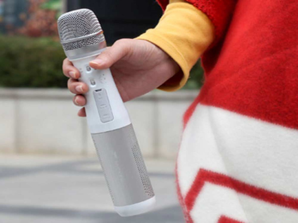 MICKER PRO, микрофон с динамиком для ведения презентаций (белый) MICKER PRO, микрофон с динамиком для ведения презентаций (белый)