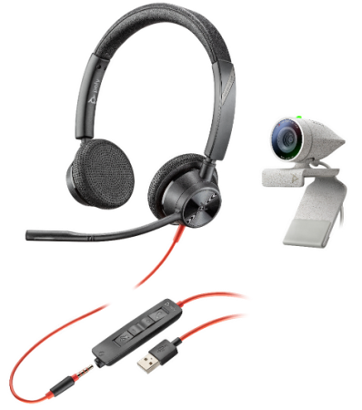 Poly Studio P5 with Blackwire 3325 (USB-A) комплект для персонального общения по видеосвязи Poly Studio P5 with Blackwire 3325 (USB-A) комплект для персонального общения по видеосвязи