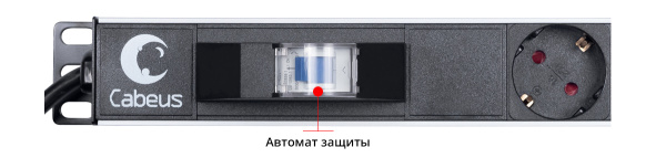 Cabeus, PDU-16-10S-10C13-B, блок розеток для 19" шкафов, вертикальный, 10 розеток Schuko, 10 розеток IEC 320 C13, 16А, автомат защиты, алюминиевый корпус, шнур с вилкой Schuko 2 м Cabeus, PDU-16-10S-10C13-B, блок розеток для 19" шкафов, вертикальный, 10 розеток Schuko, 10 розеток IEC 320 C13, 16А, автомат защиты, алюминиевый корпус, шнур с вилкой Schuko 2 м
