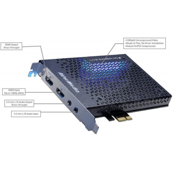 Карта видеозахвата AVERMEDIA LIVE GAMER HD 2 GC570 Карта видеозахвата AVERMEDIA LIVE GAMER HD 2 GC570