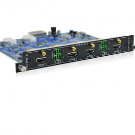 Плата выходная для модульного матричного коммутатора Digis MMA-O4-HS, 1080P, x4 HDMI v.1.3 (бесподрывный до 1080P), HDCP 1.2, x4 аудио выход (3 pin Phoenix), EDID