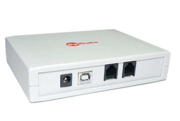 SpGate M - GSM шлюз (модуль Telit), 1 канал, порт FXS для подключения телефона или офисной АТС SpGate M - GSM шлюз (модуль Telit), 1 канал, порт FXS для подключения телефона или офисной АТС