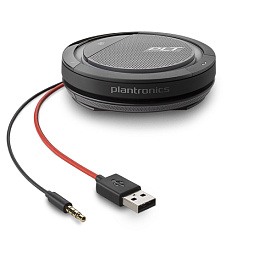 Plantronics Calisto P5200 USB-C, портативный персональный спикерфон с 360° аудио с разъемами 3,5 мм и USB  (210903-01)