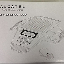 Alcatel Conference 1800, аналоговый конференц-телефон с 4-мя беспроводными микрофонами