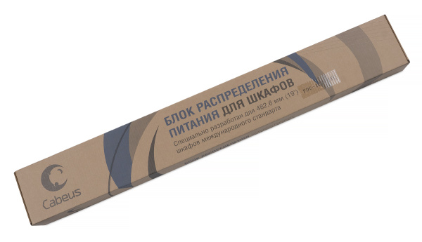 Cabeus, PDU-12P-2EU, блок евророзеток для 19" шкафов, 12 розеток, 16 A, выключатель, шнур 2м, алюминиевый корпус, немецкий стандарт Cabeus, PDU-12P-2EU, блок евророзеток для 19" шкафов, 12 розеток, 16 A, выключатель, шнур 2м, алюминиевый корпус, немецкий стандарт