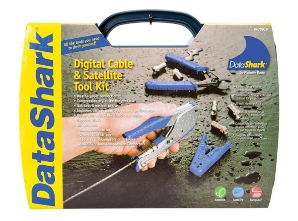 DataShark PT-70019 — набор инструмента для монтажа спутникового ТВ DataShark PT-70019 — набор инструмента для монтажа спутникового ТВ