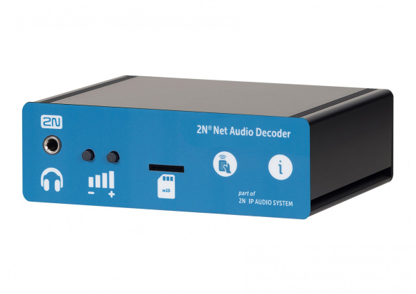 2N NetAudio Decoder - система IP-аудиовещания, встроенный усилитель, подключение LAN/WAN, PoE 2N NetAudio Decoder - система IP-аудиовещания, встроенный усилитель, подключение LAN/WAN, PoE