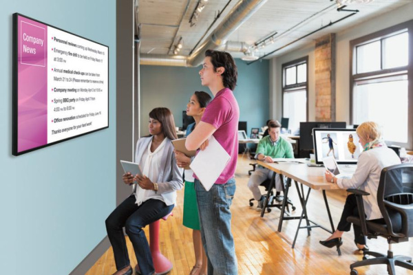 32" Информационная панель, LED LCD IPS, 400 Кд/м2, 1920х1080, 1100:1, HDMI, DVI-D, VGA, LAN, USB, RS-232 вх/вых, динамики 5+5 Вт, тонкая рамка 10,6 мм, 6 кг, без вентилятора, USB Медиа-плеер, SD-карта; 24/7; Любая позиция установки 32" Информационная панель, LED LCD IPS, 400 Кд/м2, 1920х1080, 1100:1, HDMI, DVI-D, VGA, LAN, USB, RS-232 вх/вых, динамики 5+5 Вт, тонкая рамка 10,6 мм, 6 кг, без вентилятора, USB Медиа-плеер, SD-карта; 24/7; Любая позиция установки