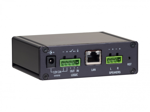 2N NetAudio Decoder - система IP-аудиовещания, встроенный усилитель, подключение LAN/WAN, PoE 2N NetAudio Decoder - система IP-аудиовещания, встроенный усилитель, подключение LAN/WAN, PoE