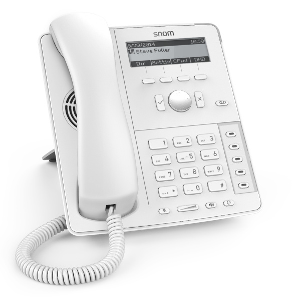 Snom D715, IP-телефон, 4 SIP линии,белый Snom D715, IP-телефон, 4 SIP линии,белый