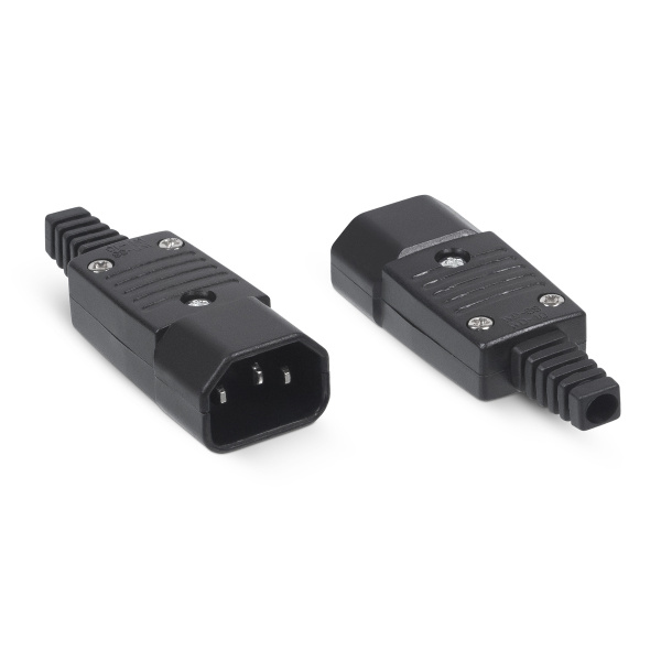 Cabeus, IEC-320-C14, вилка С14 разборная, 10А, 250 V, черная Cabeus, IEC-320-C14, вилка С14 разборная, 10А, 250 V, черная