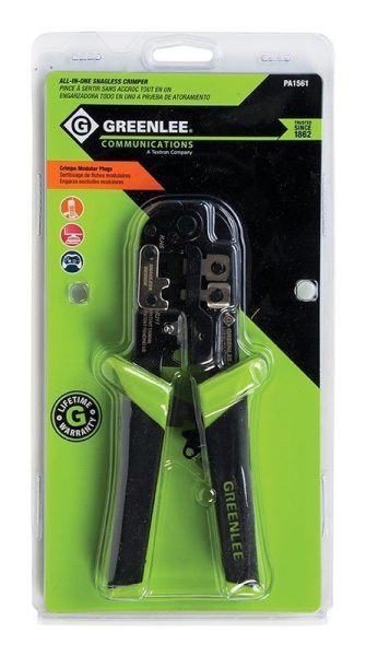 Greenlee 1561 - All-In-One кримпер для опрессовки разъемов RJ45, RJ11/12, RJ22 Greenlee 1561 - All-In-One кримпер для опрессовки разъемов RJ45, RJ11/12, RJ22