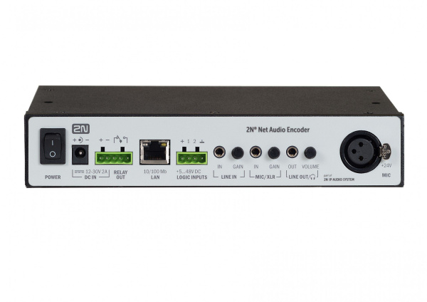 2N NetAudio Encoder IP - устройство для конвертирования аудиосигнала в IP–формат 2N NetAudio Encoder IP - устройство для конвертирования аудиосигнала в IP–формат