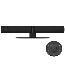 Jabra PanaCast 50 Black Remote Control, видеобар для конференций (черный) в комплекте с пультом управления